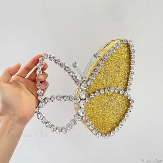 Luxury Diamonds Butterfly Party Evening Clutch Bag clutchbag-250126