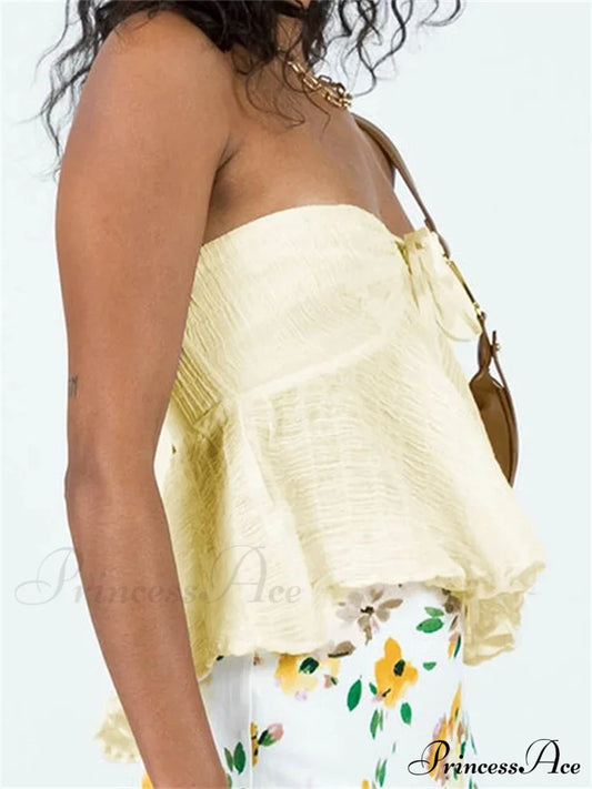 Maebel Elegant Top White / M