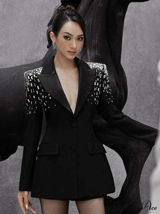 Olivia Mini Stylish Blazer Dress