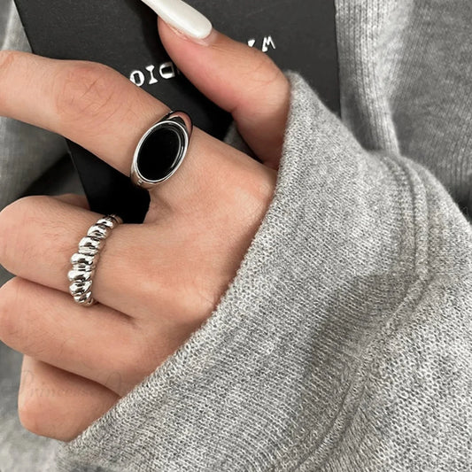 Stylish Gothic Geometric Band sliver1