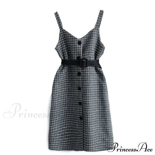 Two Winter Knee-Length Vestidos Autumn Plus Party Women Fashion Elegant Wool Piece Belt Gown