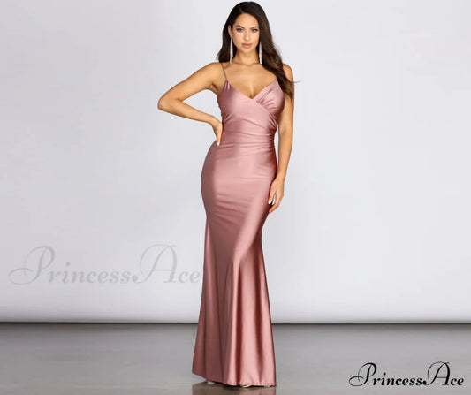 Winta Ruched Mermaid Dress - Lady Occasions