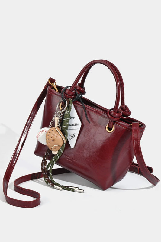 Maillard Red Fashion Bucket Shoulder Crossbody Handtasche