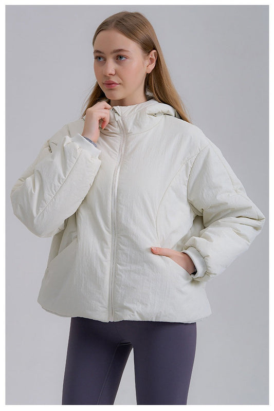 Relaxed Fit Short Puffer Jacket