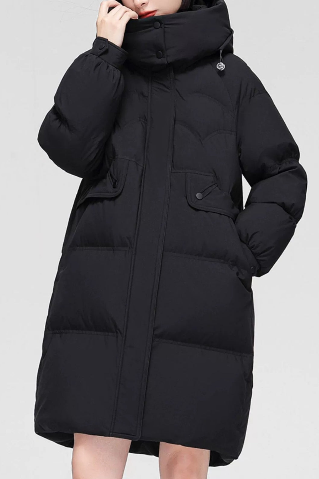 Long Oversize Insulated Puffer Jacket