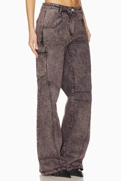 Strapazierfähige Jeans mit lockerer Passform und geradem Bein