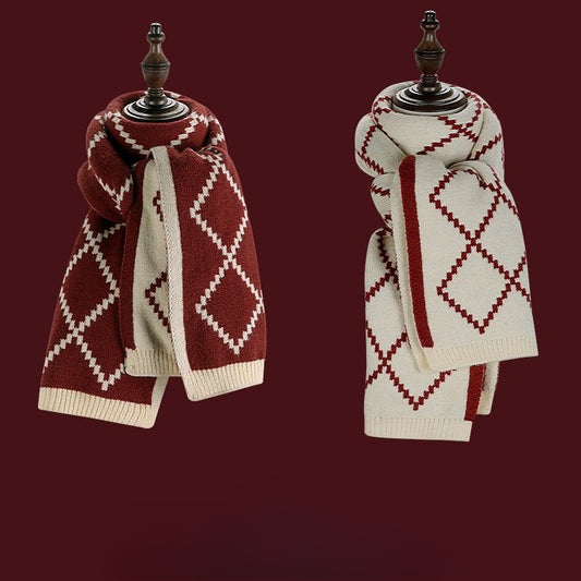 Grobstrick-kuscheliger Winterschal