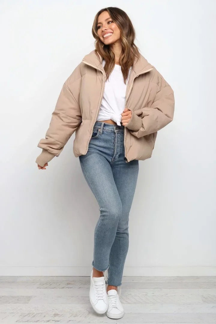 Flowy Insulated Puffer Jacket