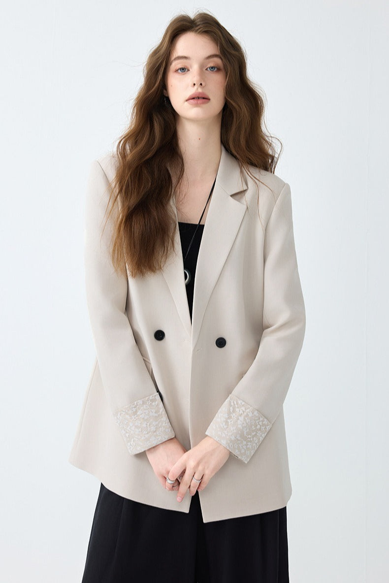 Loose Fit Long Sleeve Blazer