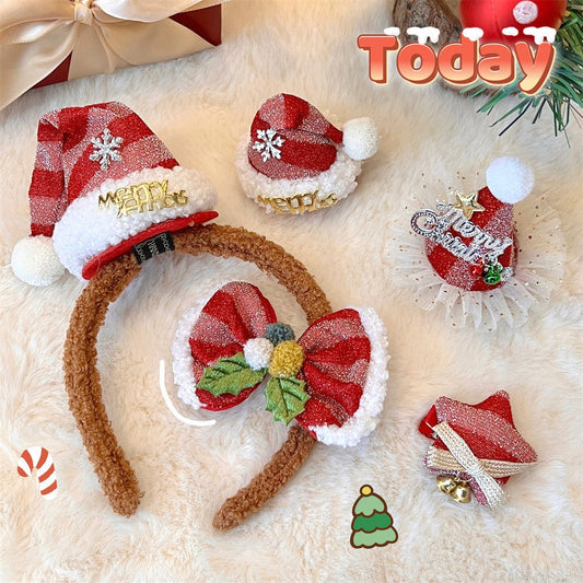 Niedliches festliches Haaraccessoire im Cartoon-Stil
