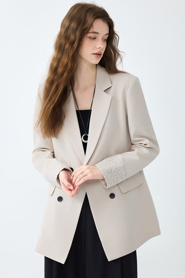 Elegant Mid-Length Office Blazer