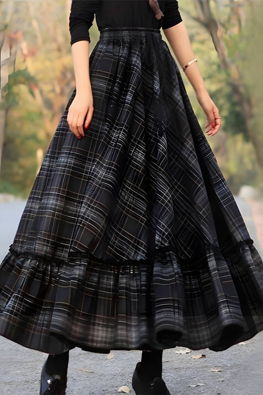 Fließender Midi-A-Linien-Rock