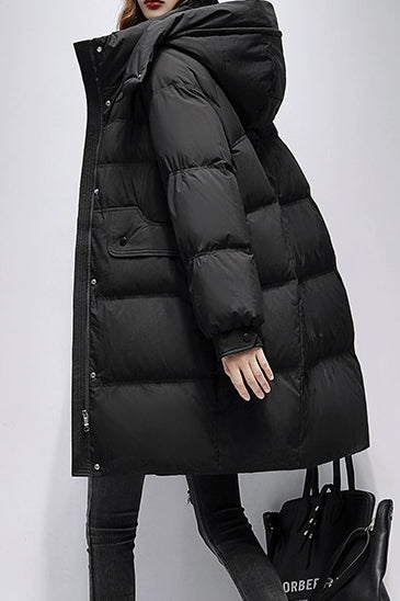 Long Oversize Insulated Puffer Jacket