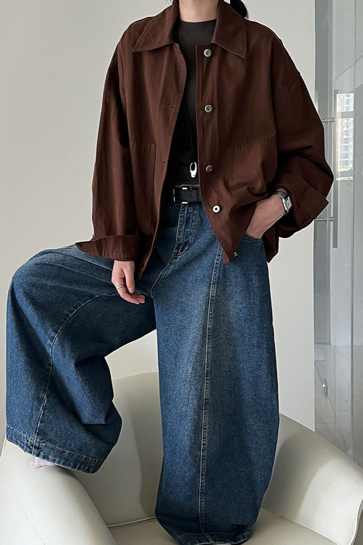 Utility Lapel Fleece Jacket