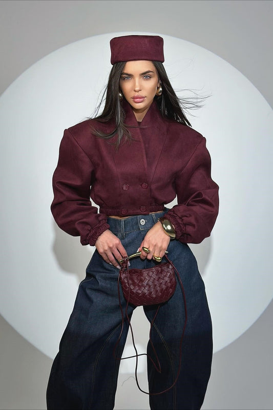 Zweireihiger Slim Fit Mantel