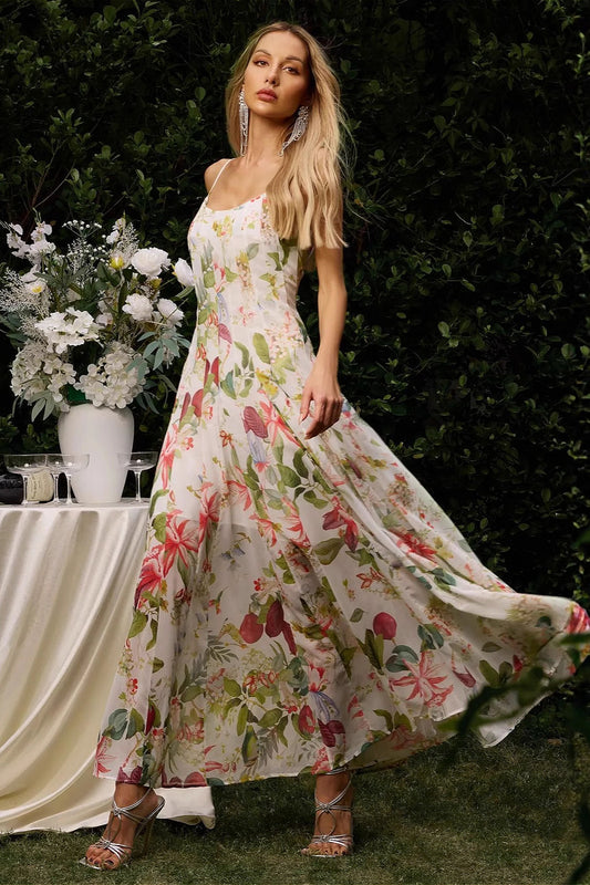 Sexy Slim Cami Kleid mit Blumenmuster