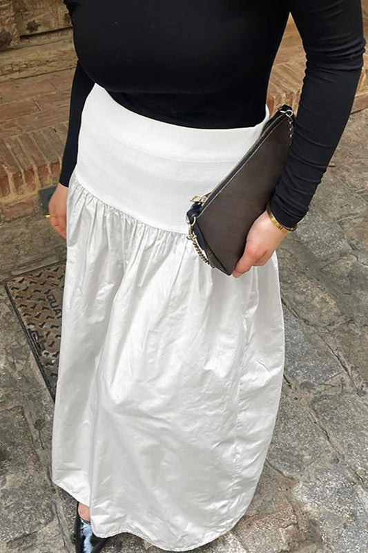 Cotton Full Maxi Skirt