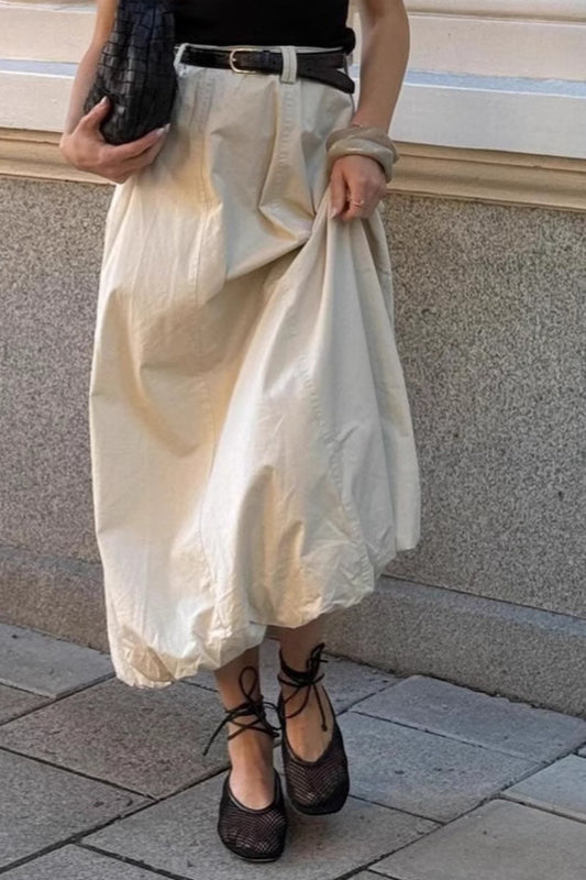 Puffrock im französischen Stil, Frühlings-Midirock