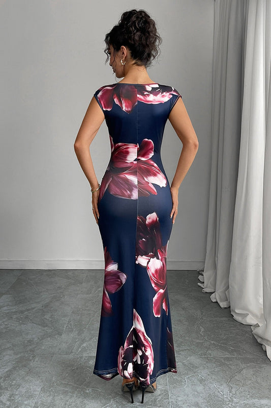 Ärmelloses, figurbetontes Maxi-Bleistiftkleid