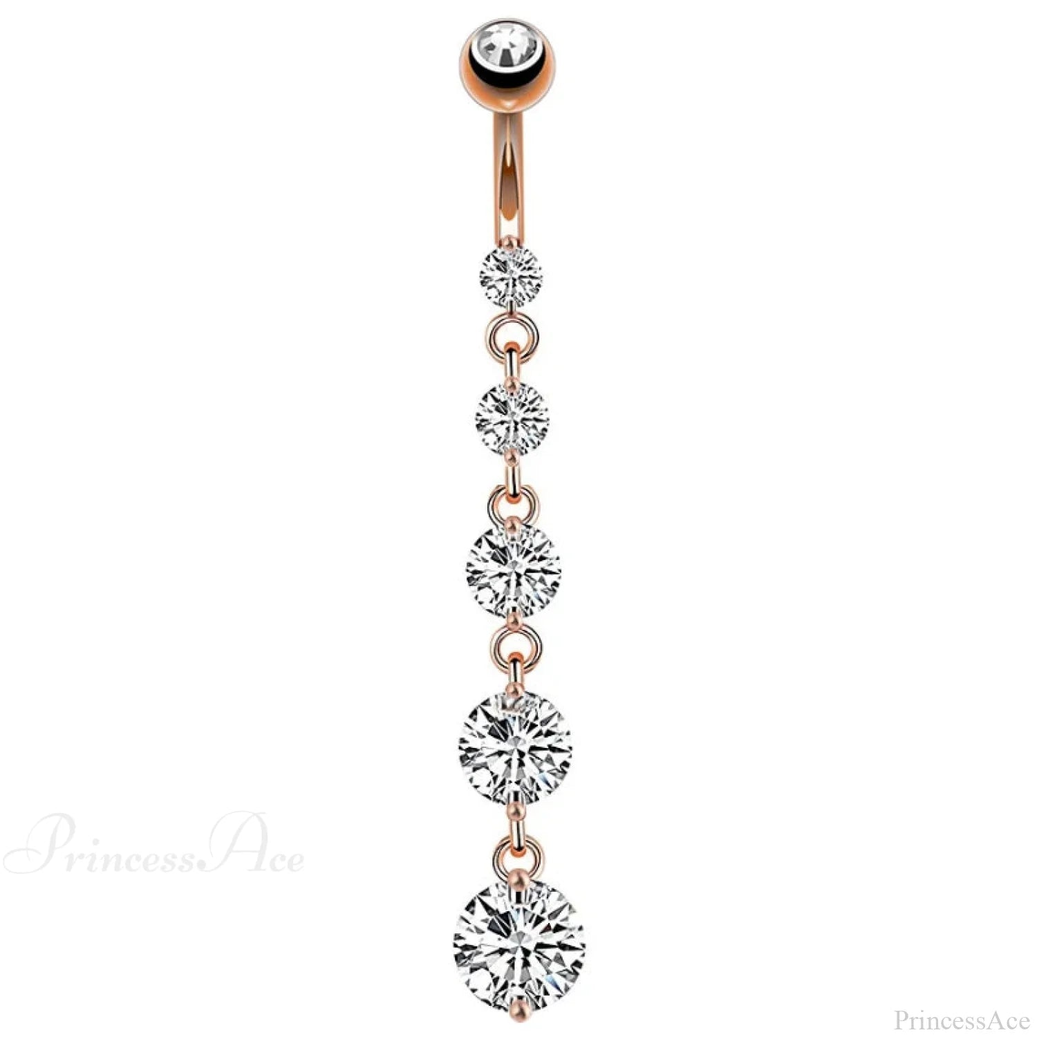 7 Cardiac Gems Dangle Gothic Belly Ring sliver5