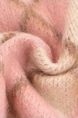 Relaxed Diamond Pattern Cardigan