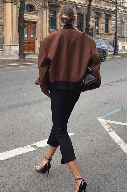 Vintage Woll-Kurzjacke