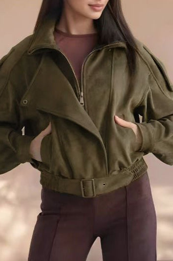 Brown Relaxed Fit Vintage Jacket