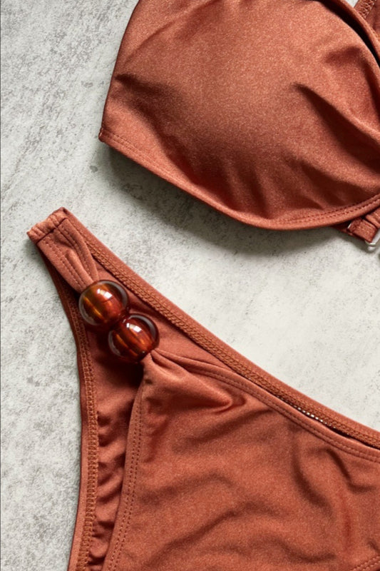 Sexy Nylon-Bikini-Set