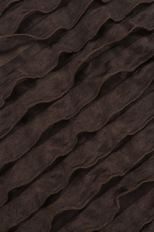 Textured Solid Long Sleeve Tee