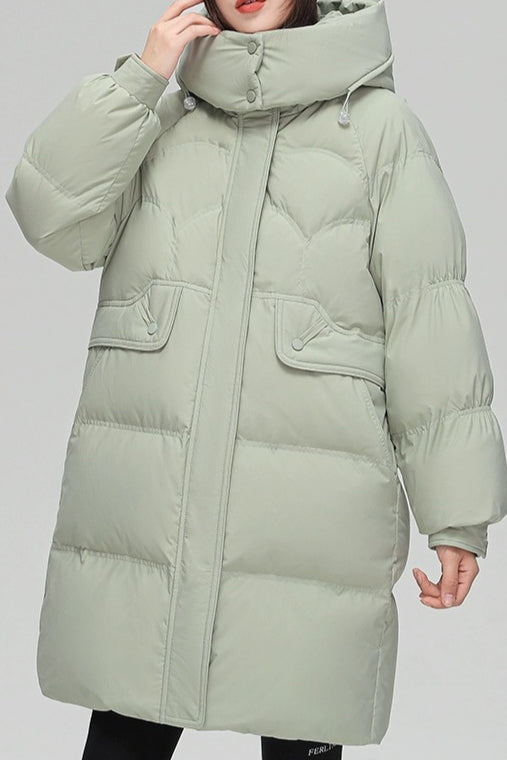 Long Oversize Insulated Puffer Jacket