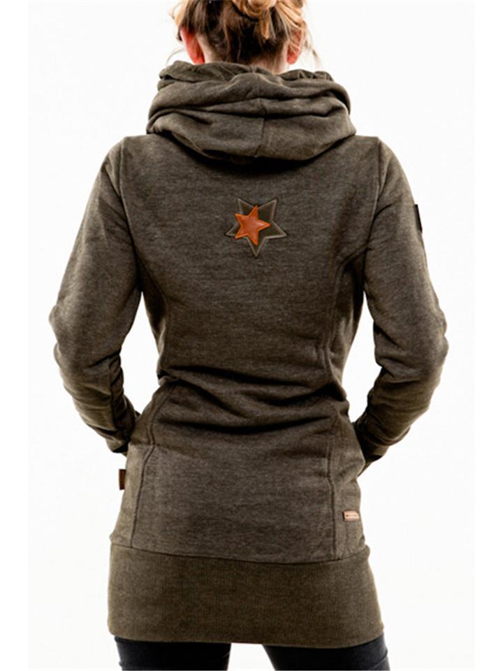 With And Front Hooded Pocket Fit Slim Sweatshirt Pullover Drawstring Sweaters-L