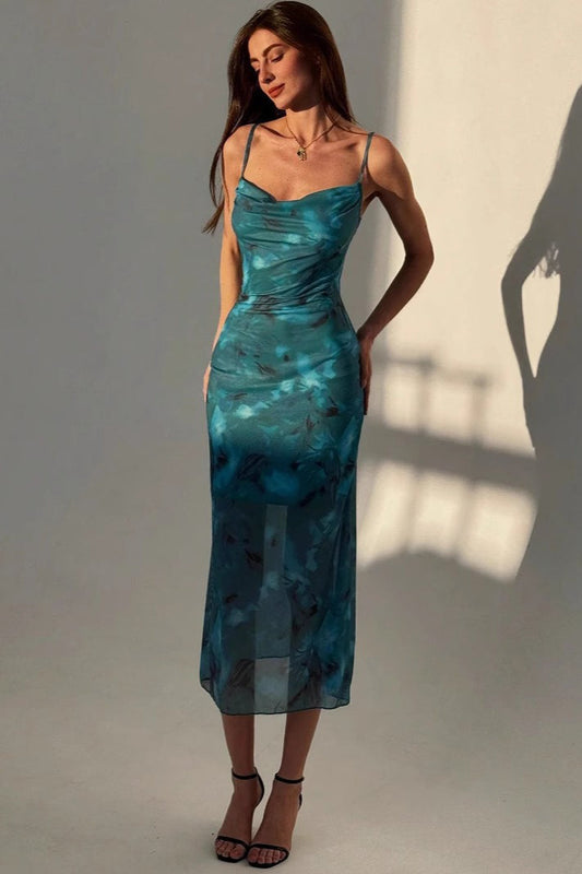 Slim Fit Cami Bodycon Midikleid