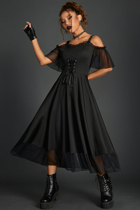 Vintage A-Linie Gothic Kleid