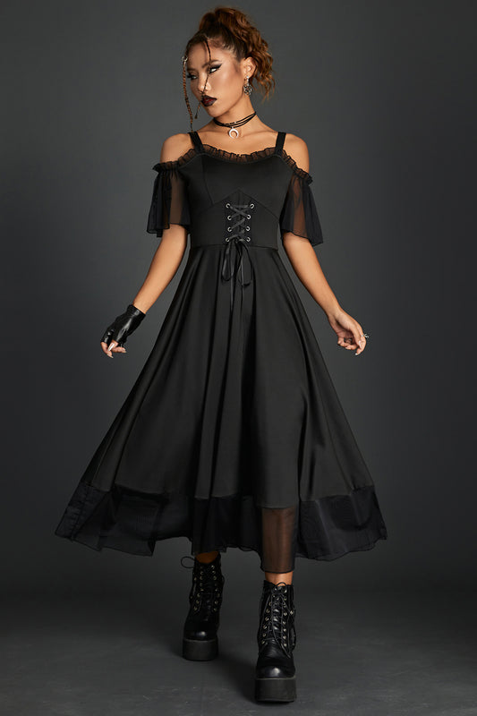 Vintage A-Linie Gothic Kleid