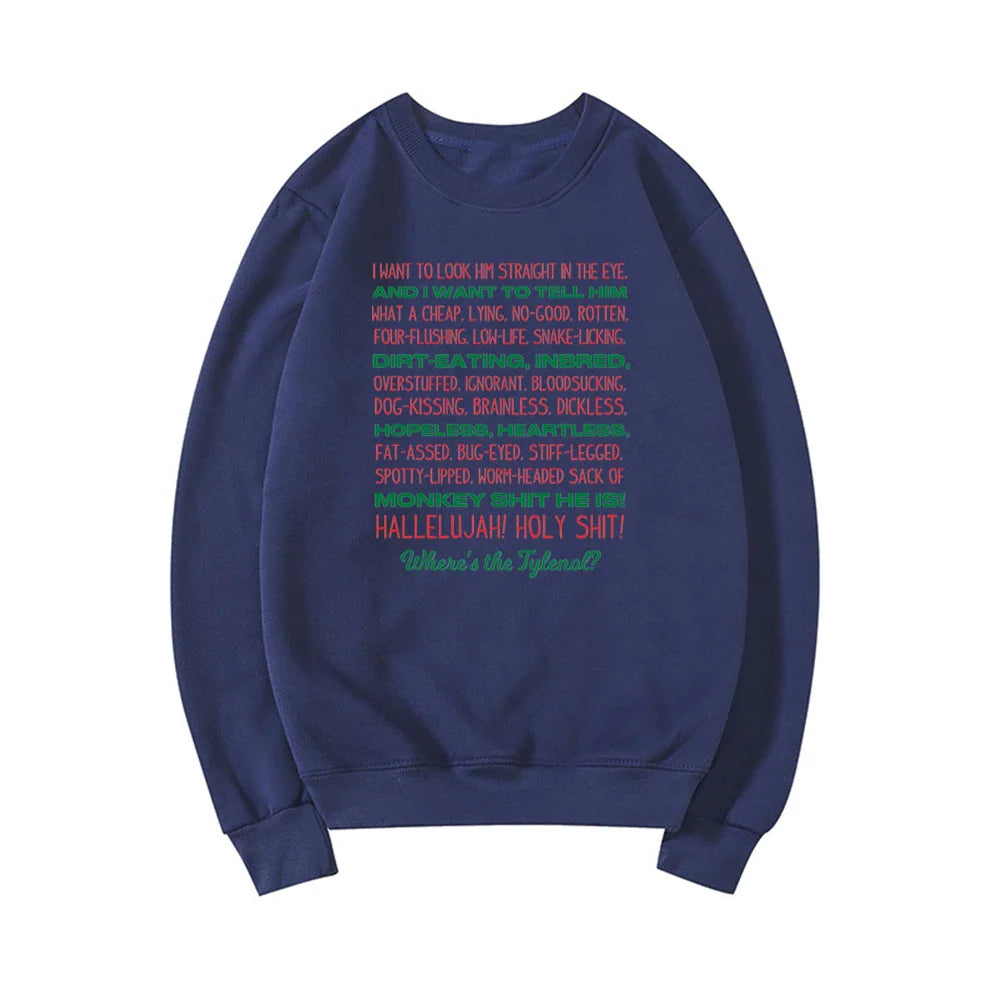 Funny Griswold Family Vacation Retro Unisex Christmas Hoodie Navy Blue / S Hoodies-L