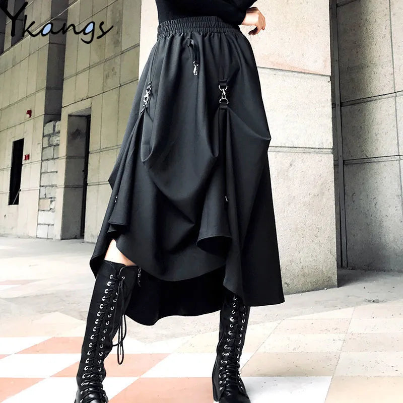 Fasten Odd Ancient Path Apron Black / S
