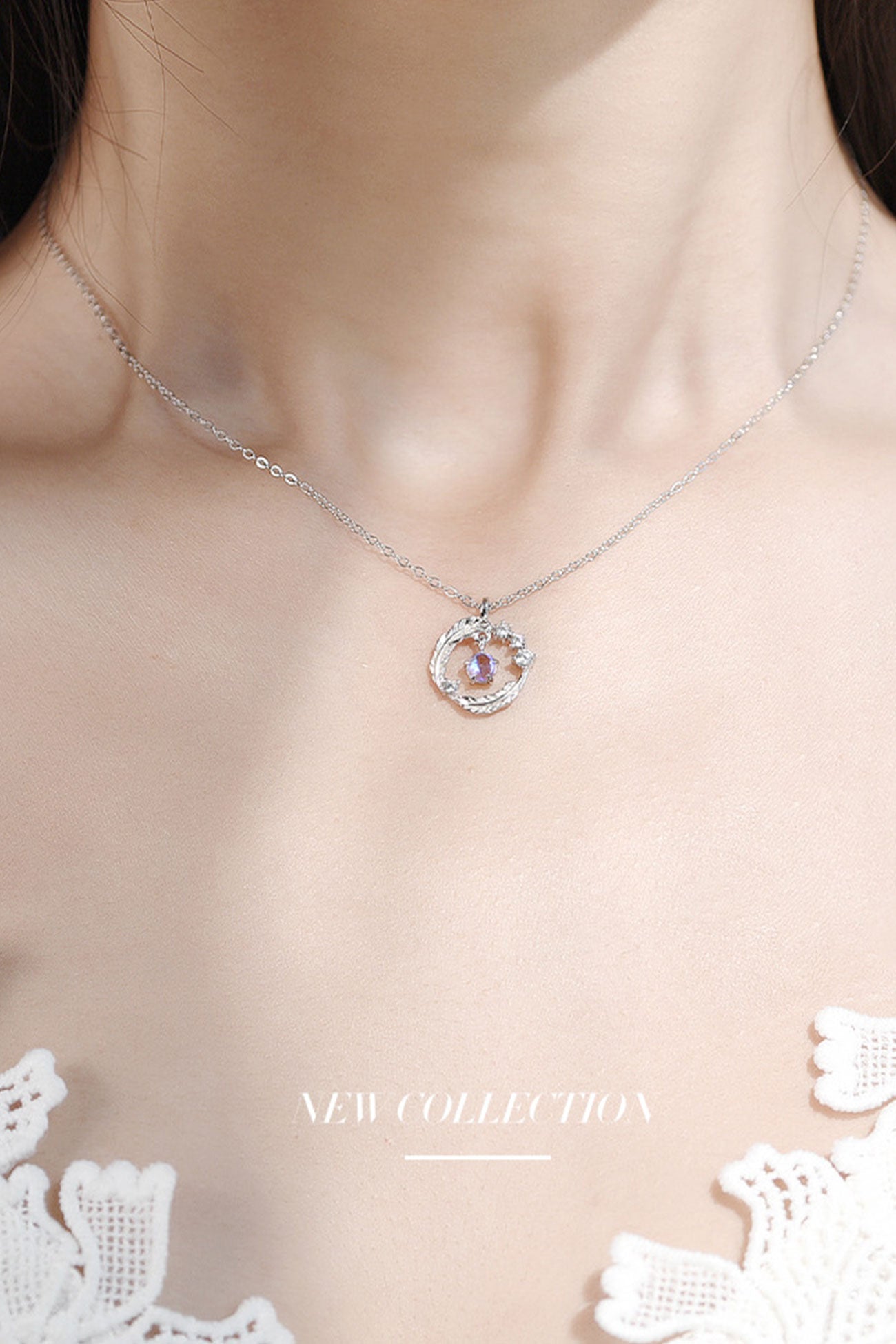 Feather Necklace Jewelry