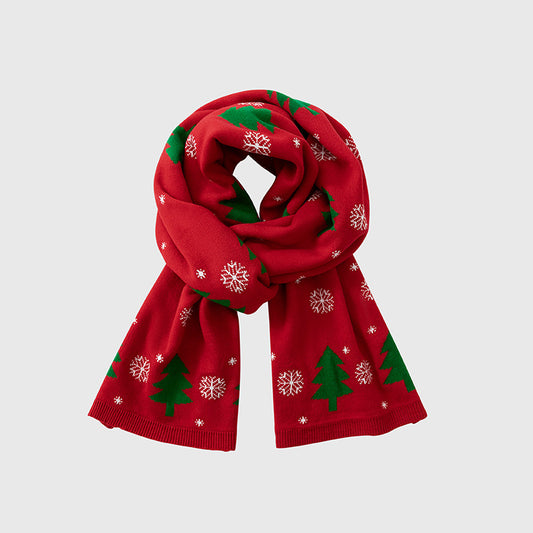 Strukturierter Rippstrickschal