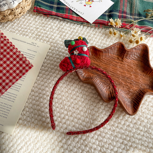 Niedliches Haaraccessoire aus Plüsch (Cartoon-Stil)