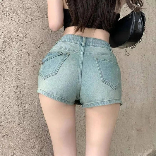 Tight Party Blue Denim Skirt skirts-250223