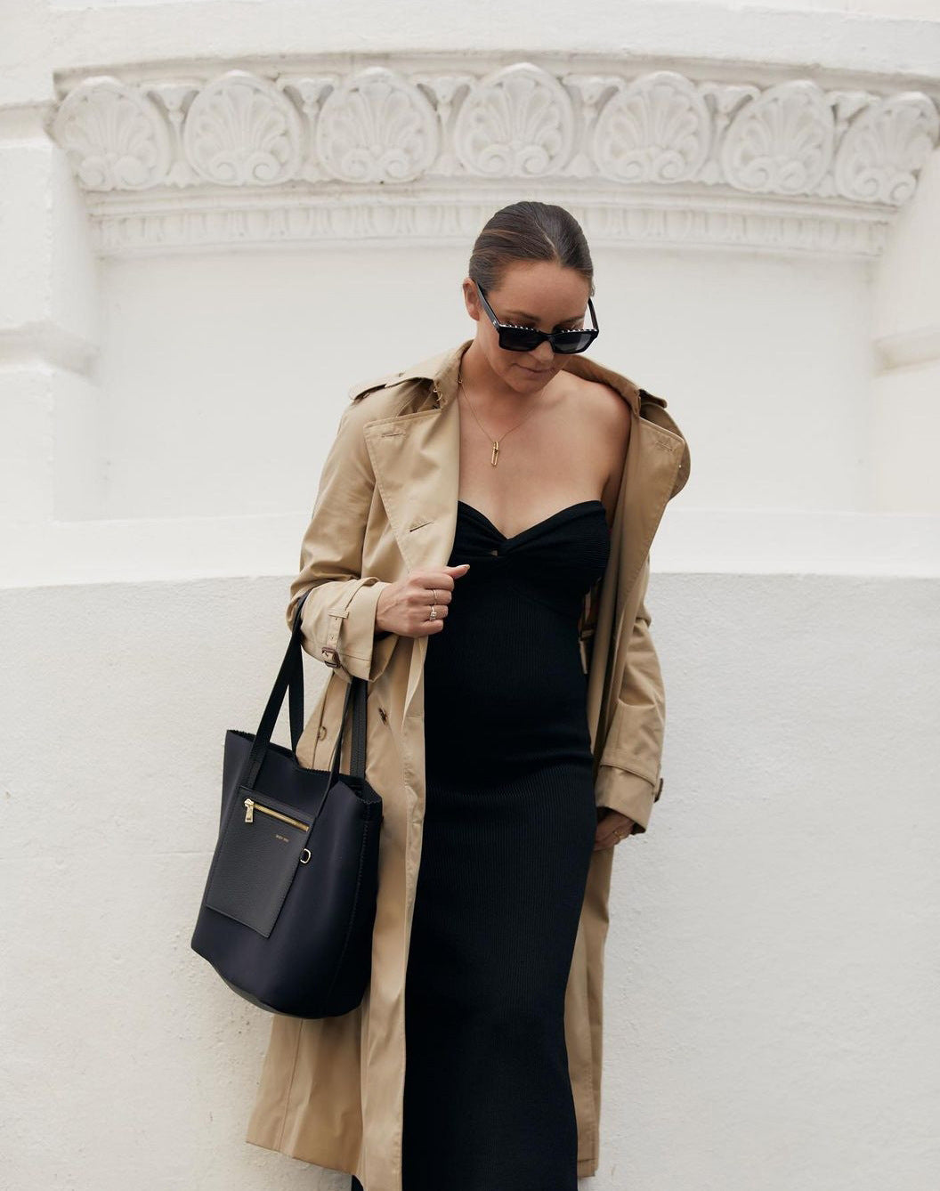 Knit Twisted Stylish Tube Midi Dress Dresses