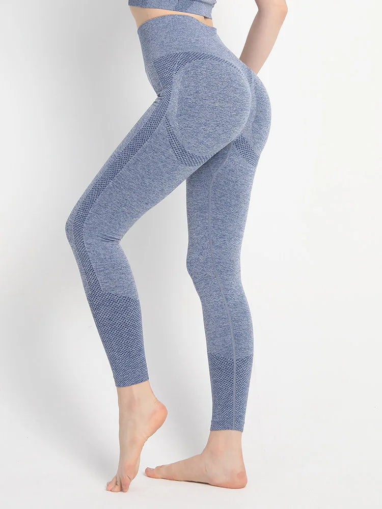 High Waist Seamless Push Up Butt Lifting Workout Legging