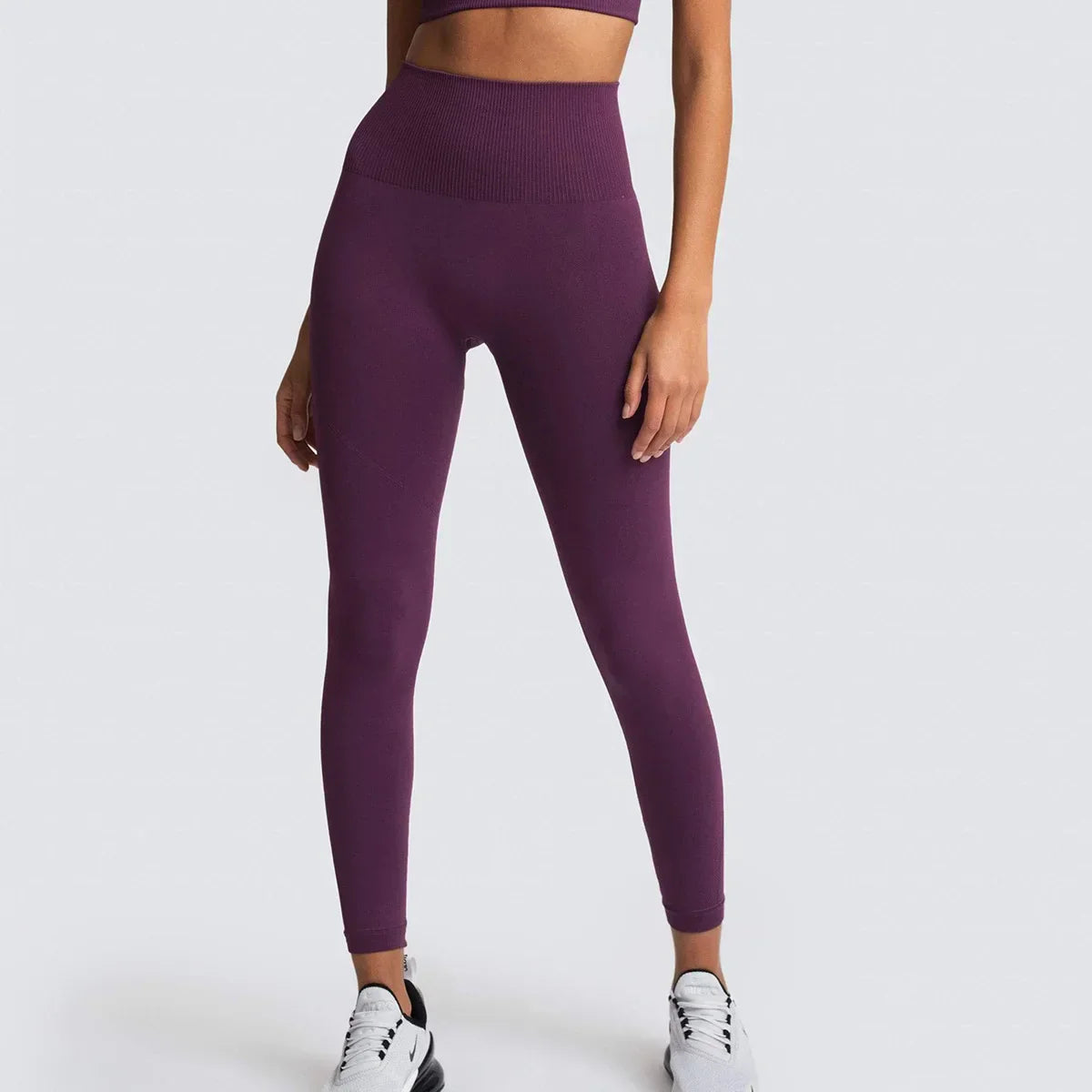 Sport Seamless High Waist Yoga Butt Lift Legging Dark Purple / S