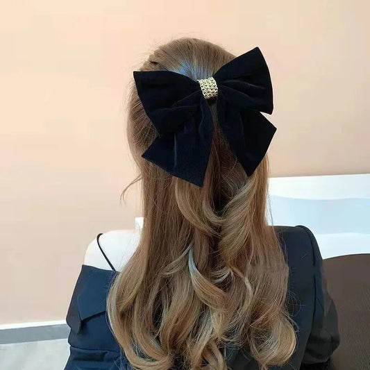 Vintage Black Wine Red Prom Party Christmas Hair Accessory Accessories-L