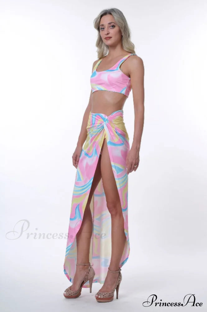 A In Girls Charming Cover Up Set