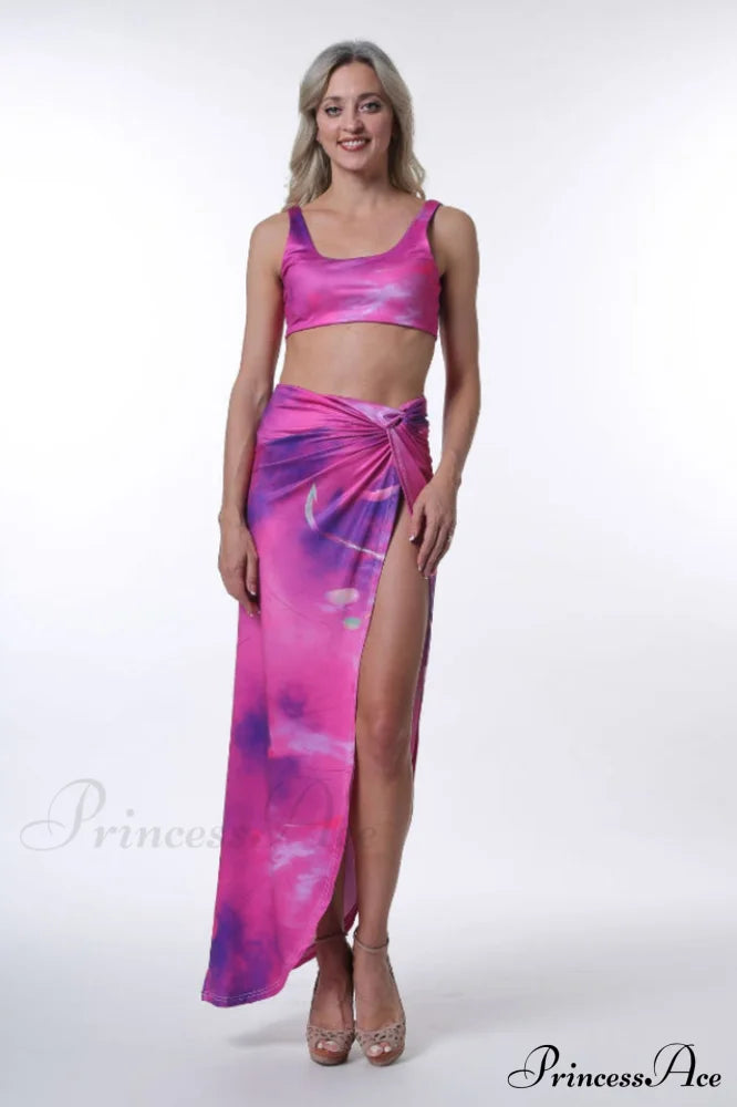 A In Girls Charming Cover Up Set S / 4#