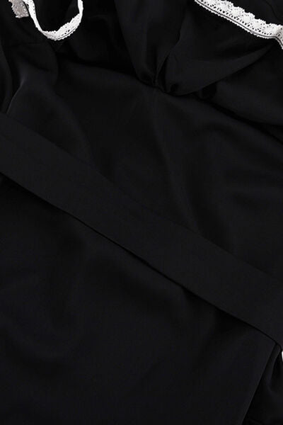 Diva Darling Ruffled Charming Flare Sleeve Mini Dress