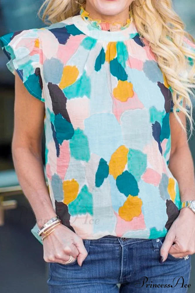 Abstract Print Top | Dress In Beauty
