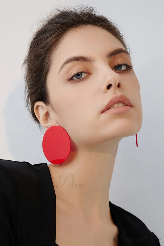 Acrylic Ring Earrings | Dress In Beauty