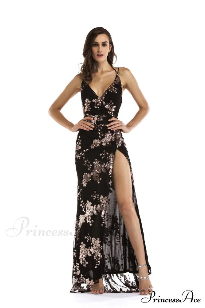 Adore You Floral Charming High Slit Maxi Dress Dressy Dresses